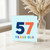 57th Birthday Card, 57 Years Old Card