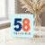 58th Birthday Card, 58 Years Old Card