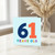 61st Birthday Card, 61 Years Old Birthday Card
