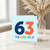 63rd Birthday Card, 63 Years Old Card