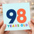 98th Birthday Card, 98 Years Old Card