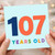 107th Birthday Card, 107 Years Old Card
