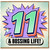 11th Birthday Card, 11 & Bossing Life Comic Style Card