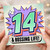 14th Birthday Card, 14 & Bossing Life Comic Style Birthday Card