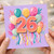 26th Birthday Card, Colourful Balloons and Number 26 Design