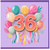 36th Birthday Card, Colourful Balloons and Confetti Design