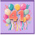 41st Birthday Card, Colourful Balloons and Streamers Birthday Card