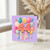 44th Birthday Card, Colourful Balloons and Confetti Design
