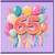 65th Birthday Card, Colourful Balloon and Confetti Design