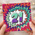 21st Birthday Card, Colourful Pop Art Number 21 Card