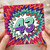 43rd Birthday Card, Colourful Comic Burst Design