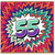 55th Birthday Card, Colourful Starburst Design