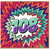 108th Birthday Card, Colourful Comic Starburst Design