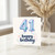 41st Birthday Card, Happy 41st Birthday Balloon Design Card