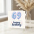 69th Birthday Card, Happy Birthday Balloon Design