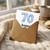 70th Birthday Card, Happy Birthday Balloon Design
