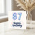 87th Birthday Card, Happy Birthday Balloon Number 87 Card