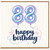 88th Birthday Card, Happy Birthday Balloon Design