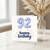 92nd Birthday Card, Happy Birthday Balloon Design Card