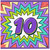 10th Birthday Card, Bold Pop Art 70 Card
