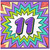 11th Birthday Card, Colourful Comic Style Number 11 Card