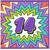 14th Birthday Card, Colourful Retro Comic Starburst Design