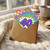 40th Birthday Card, Bold Comic Style Purple 40 Design