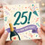 25th Birthday Card, It’s Your Birthday Champagne Celebration Card