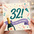 32nd Birthday Card, It's Your Birthday Card, Fun Confetti Champagne Birthday Card