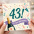 43rd Birthday Card, It's Your Birthday Celebration Card