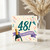 48th Birthday Card, Fun Confetti and Champagne Celebration Card