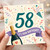 58th Birthday Card, Birthday Card for 58 Year Old, Fun Celebration Card