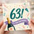 63rd Birthday Card, It's Your Birthday Party Celebration Card