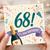 68th Birthday Card, It's Your Birthday Champagne Celebration Card