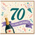 70th Birthday Card