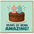 23rd Birthday Card, Years of Being Amazing Cake Design Card