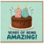 26th Birthday Card, Years of Being Amazing Cake Design