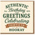 30th Birthday Card - Authentic Vintage Style, Celebrating Thirtieth, Hooray - Classic Typographic Design