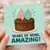 40th Birthday Card, - 40 Years of Being Amazing
