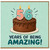 56th Birthday Card, 56 Years of Being Amazing Birthday Card