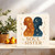 Soul Sister Greeting Card - Celestial Sun & Moon Design - 145mm x 145mm Square - For Sister or Best Friend, Birthday or Friendship, Includes Kraft Envelope