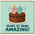 99th Birthday Card, 99 Years of Being Amazing Cake Card