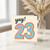 23rd Birthday Card, Rainbow Yay Design