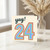 24th Birthday Card, Yay! Rainbow Number 24 Card