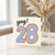 28th Birthday Card, Yay Rainbow Number Card