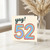 52nd Birthday Card, Yay Rainbow Number 52 Design