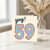 59th Birthday Card, Yay! Colourful Rainbow Design