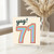 71st Birthday Card, Yay! Rainbow Number 71 Card