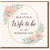 To My Beautiful Wife To Be Wedding Day Card - Floral Design - Romantic Card for Fiancee from Groom - Elegant, Blank Inside