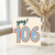 106th Birthday Card, Yay! Rainbow Number 106 Card